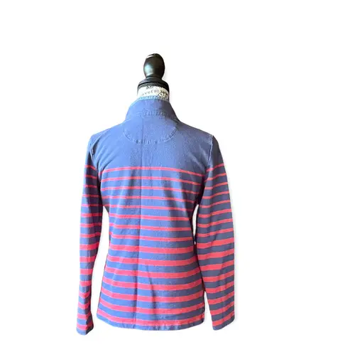 Eddie Bauer Women  Red And Blue Striped Sweater Xs