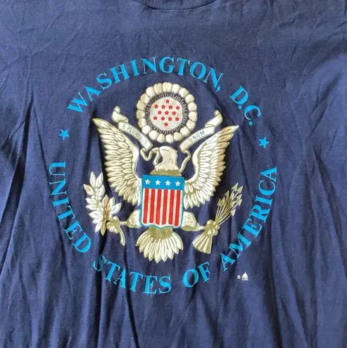Vintage 80s Washington DC Tee Blue Size L