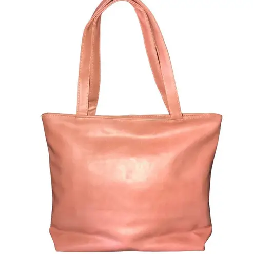 FAUX LEATHER SOFT LIGHT BROWN VERSATILE TRENDY SHOULDER BAG