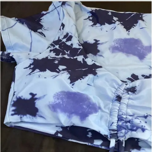 Sunny Bunny Swim Co Sunny Bunny blue tie-dye bikini set