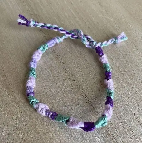 Handmade Farida Bracelet, anklet, trendy, comfortable, tie, embroidery thread, woven, gif