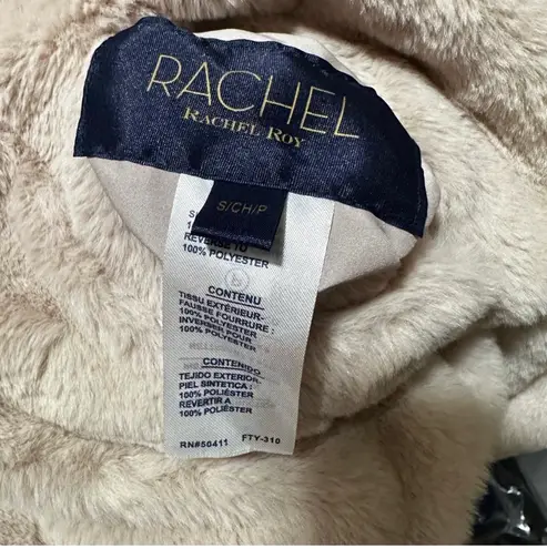 Rachel Roy Reversible Faux Fur Coat