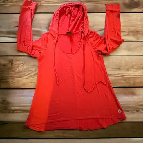 Wear Me Out Cayenne Kangaroo Hoodie Coral Color Size Small/Medium Pink Size L