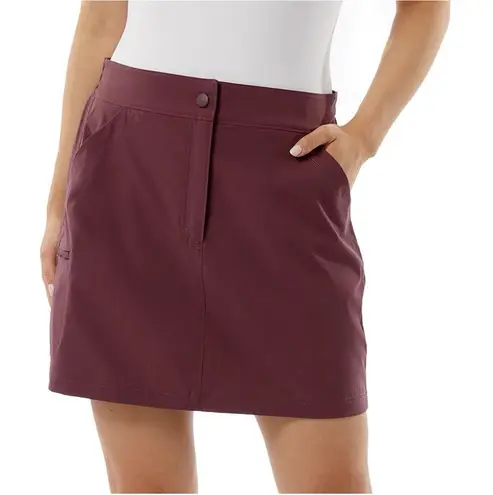 32 Degrees Heat 32 Degrees Cool Women's Tech Skort, Crushed Violet, Size L