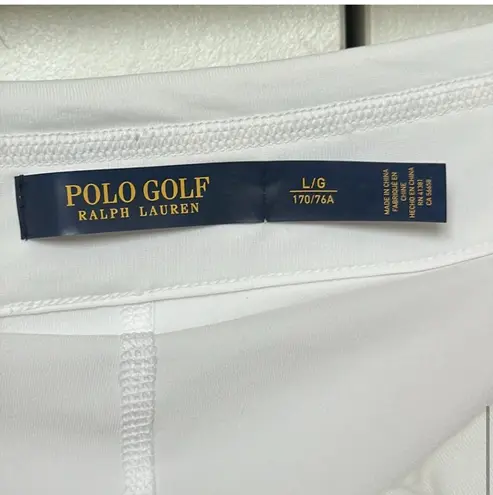 Polo GOLF RALPH LAUREN White Athletic Tennis Skirt W/ Pockets