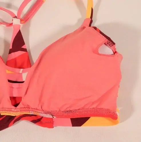 Seafolly NWT X Revolve Cut Copy Multi Strap Bralette in Tangelo