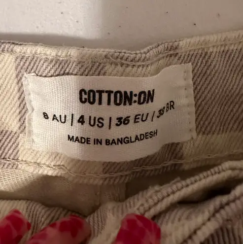 Cotton On Checkered Jeans