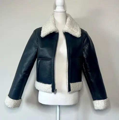 Abercrombie & Fitch  Vegan Leather Jacket