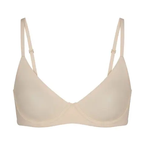 SKIMS Fits Everybody Unlined Demi Bra Sand Size 34A