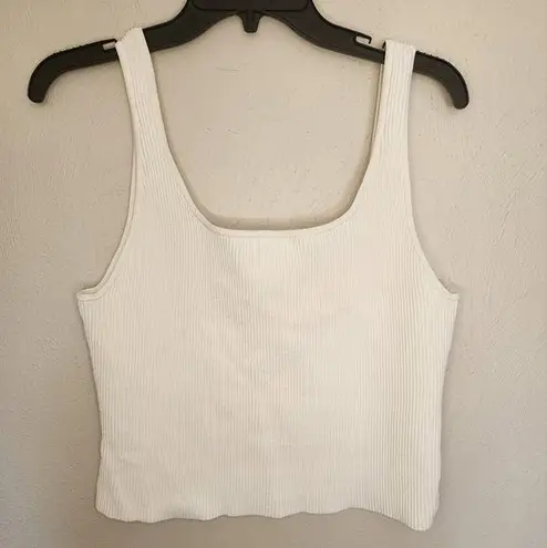 Babaton Sculpt Knit Squareneck Cropped Tank