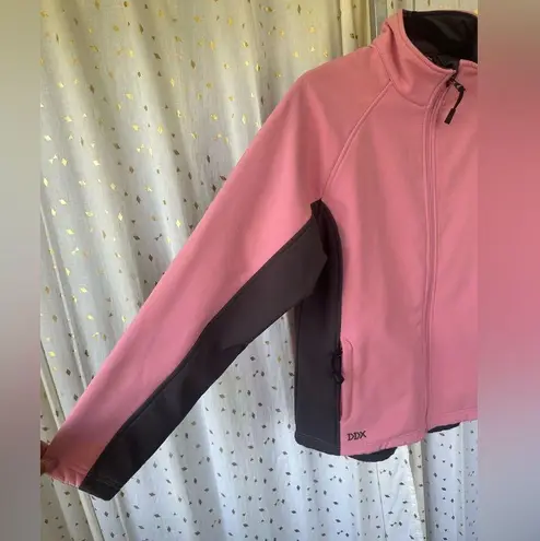 Dri Duck DDX Softshell Microfleece Waterproof Windproof Four Way Stretch Jacket Pink Size L