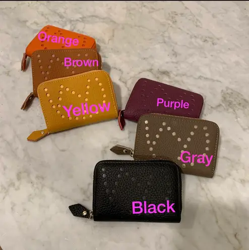 Real leather Card Case Black