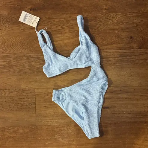 Monday Swimwear St Barths One Piece Bathing Suit Blue Size XS