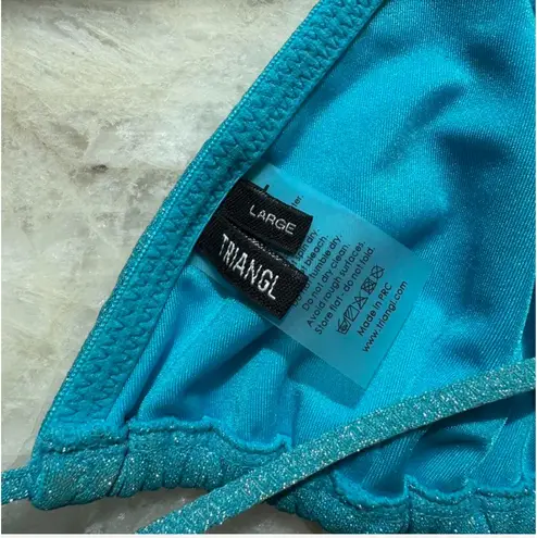 Triangl  Bikini Top Blue Sparkle - Image 4