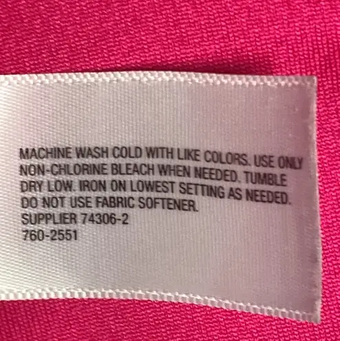 Made for life Dri Pink & Black Sporty Tank Top Size Petite M