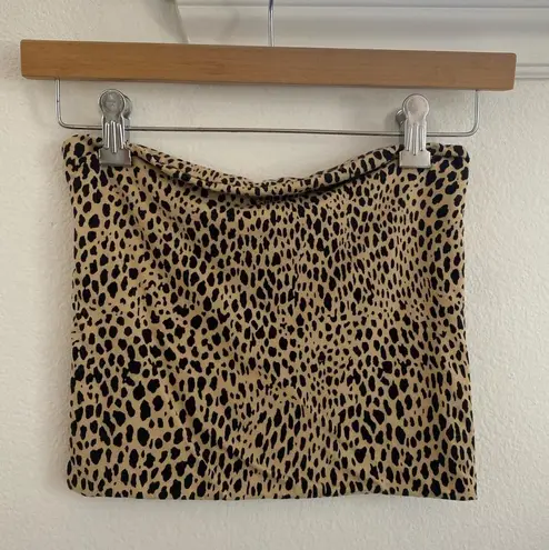 Brandy Melville Cheetah Print Tube Top - Image 2
