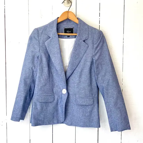 Rails single button blazer