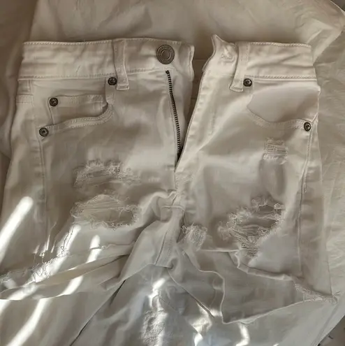 American Eagle Outfitters White Jean Shorts