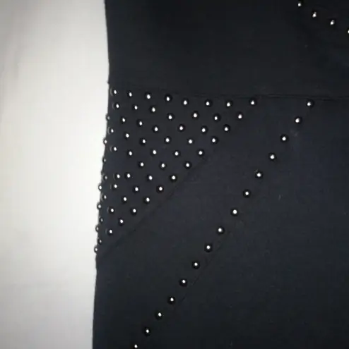 Rock & Republic  XS Sleeveless Bodycon Studded  Mini Dress Black