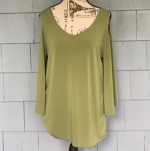 Carmen Marc Valvo Carmen Cold Shoulder Blouse