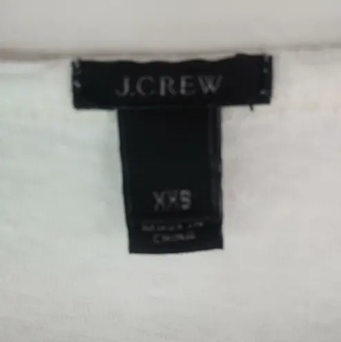 J.Crew  XXS Navy Flowers Aqua Stripe Tank Top