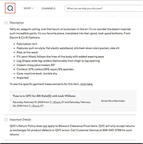 Denim & Co D&Co Lagenlook Green Floral Leaves Tropical Aloha Medium Petite A351804