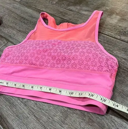 Zyia  Active Pink Padded Sports Bra Size Medium