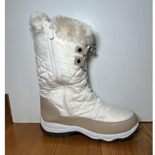 Dream Paris Dream Pairs Goose Boots Womens Size 8 Winter Snow Fur Waterproof Warm Shoes