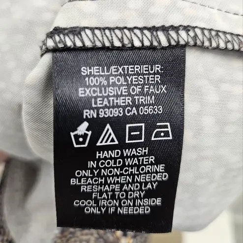 Nic+Zoe Blouse W LEATHER PIPING