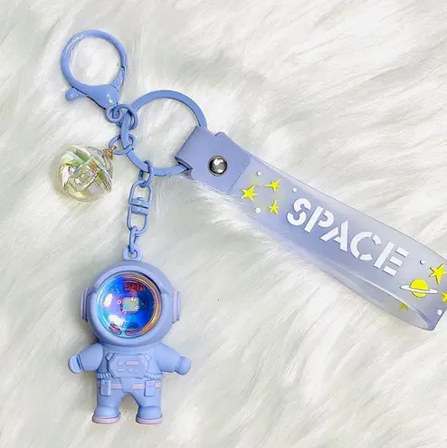 Purple Astronaut Keychain