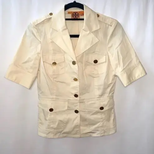 Tory Burch Short Sleeve Safari Jacket