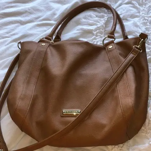 Steve Madden XL b Marlow Satchel Tan 25 61 Off Retail From Anna