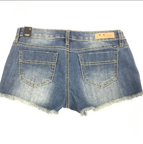 Ymi  Americana Cutoff Denim Shorts Size 3