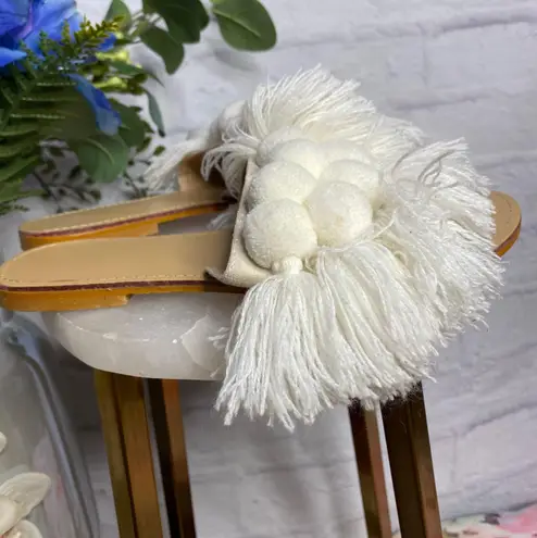 Boutique Boho Fringe Slides