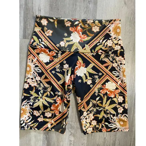 Free People Movement + ONZIE Floral and Geometric print Biker shorts S/M Size M