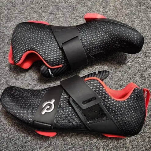 Peloton Altos Cycling Sneakers M7.5 W9 UK6.5 Black/Orange/Gray