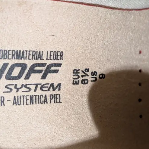 Mephisto Runoff Nubuck Leather Sneakers W9 Navy Blue Size 9 - Image 6