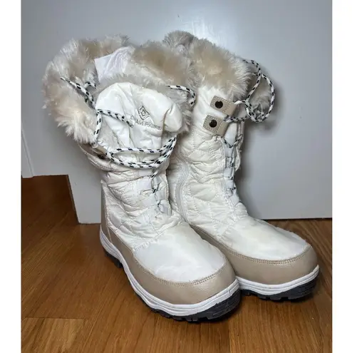 Dream Paris Dream Pairs Goose Boots Womens Size 8 Winter Snow Fur Waterproof Warm Shoes