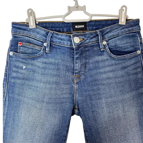 Hudson Jeans Viceroy Knee Length Low Rise Denim Jean Shorts Size 26 MSRP $145