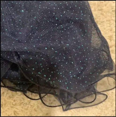 Speeckless Sequin Dress Blue Cupcake Tutu Dance Prom Junior Sz 11 Whimsygoth