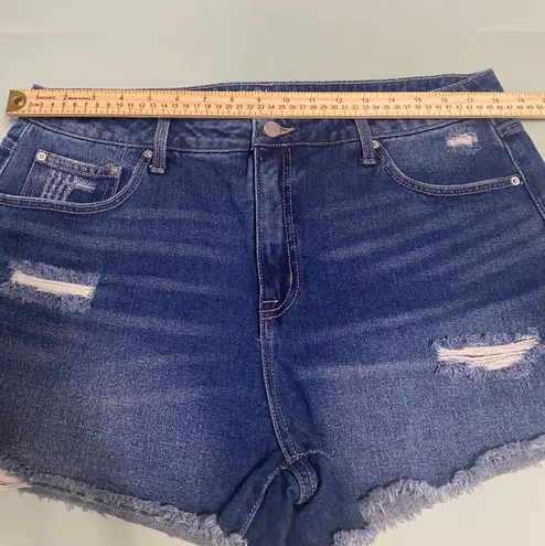 Time And Tru Denim shorts Sz 16 High Rise