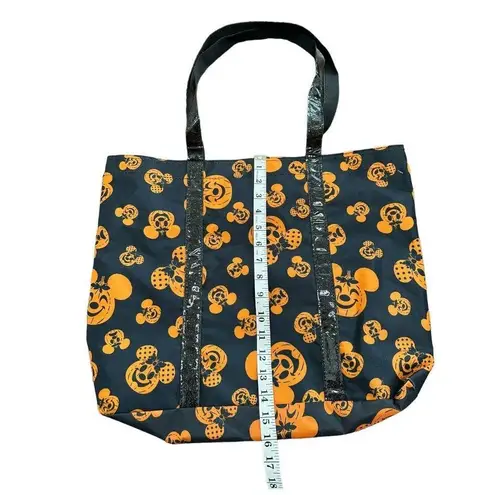 Disney  Parks Halloween Pumpkin Mickey Minnie Mouse Tote Bag Disneyland