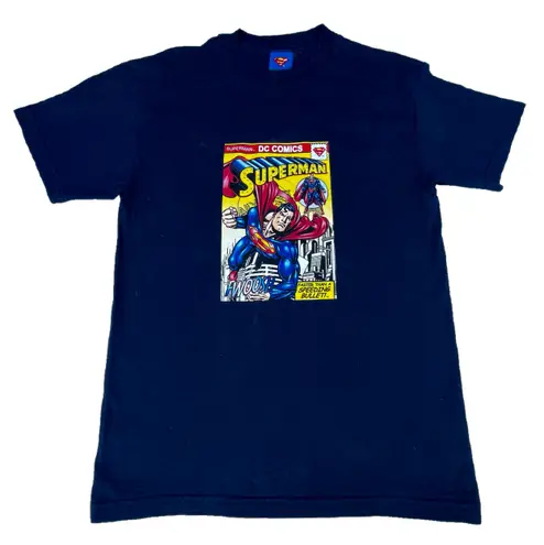 DC Comics Superman Navy Blue Graphic T-shirt