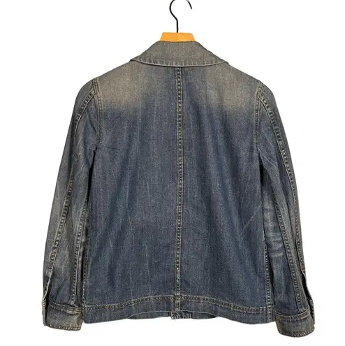 Madewell "Joshua Tree" Long Sleeve Fitted Denim Jacket Size S - Image 7