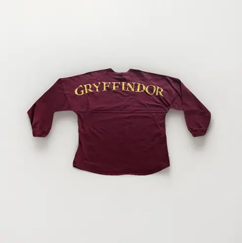 Spirit Jersey Harry Potter Gryffindor House Burgundy Long Sleeve Top Size Large