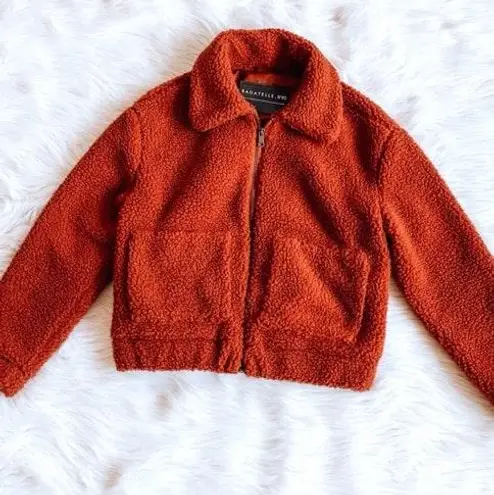 Bagatelle Teddy Jacket Rust Orange 67 50 Off Retail From Kelsey