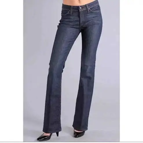 Habitual Deep End Cross Pocket Dark Wash Boot Cut JEANS $200 EUC 32