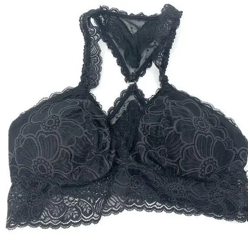 Aerie  Black Lace Bralette Racerback size M