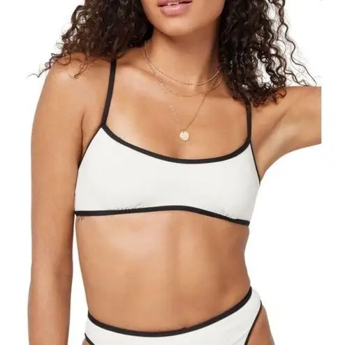 l*space NWT L* Pamela Bikini Top Cream Black