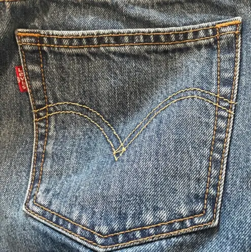 Levi's vintage high rise jean mini skirt size 28!